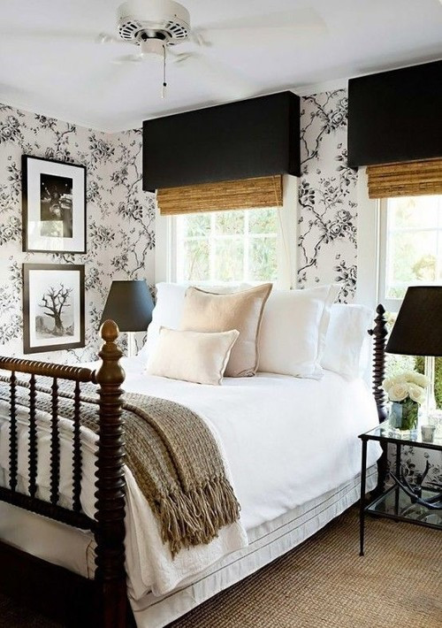 Black And White Master Bedroom
 Cozy Master Bedroom Ideas Town & Country Living