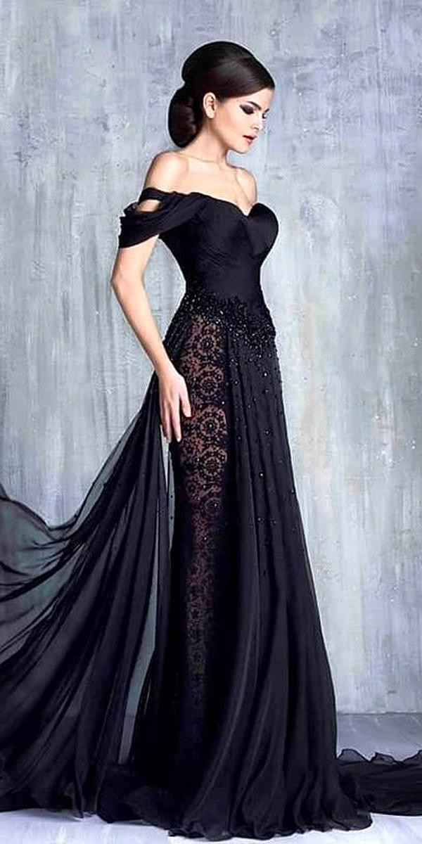 Black Dresses For Wedding
 33 Beautiful Black Wedding Dresses That Will Strike Your