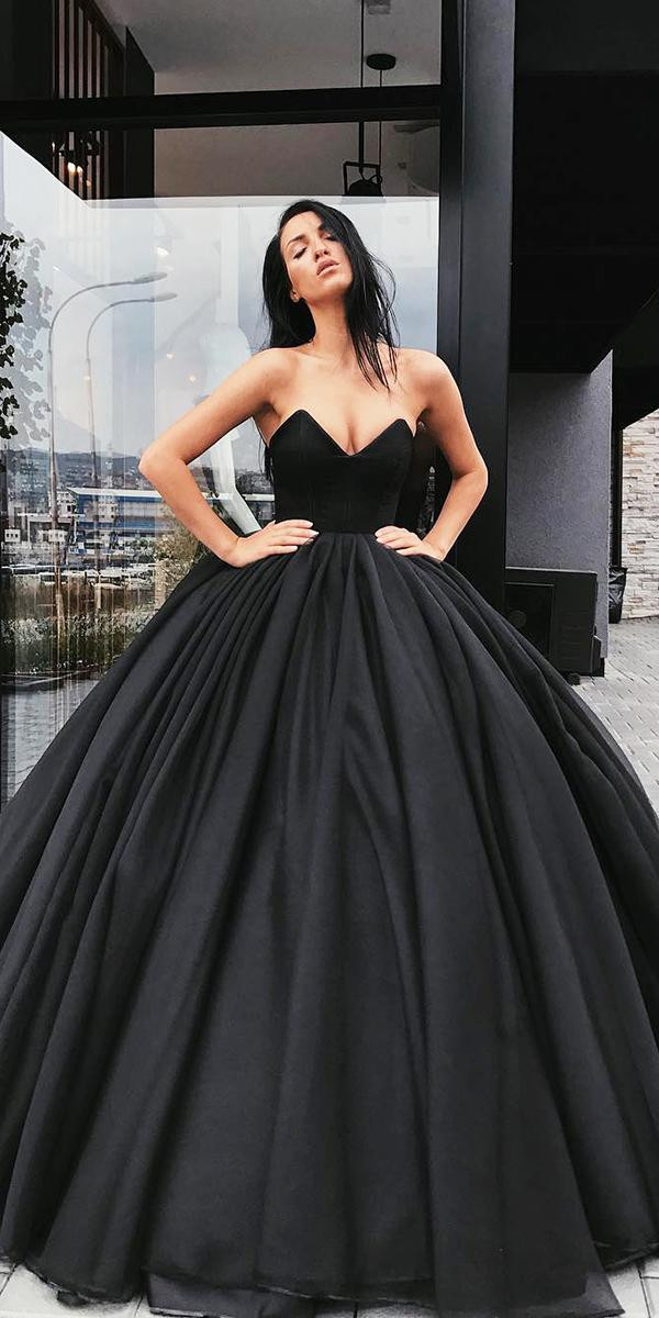 Black Dresses For Wedding
 30 Beautiful Black Wedding Dresses That Will Strike Your