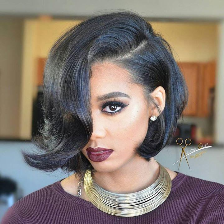 Black Hairstyle Bob
 Black girl hairstyle on Twitter "This bob cut on her real