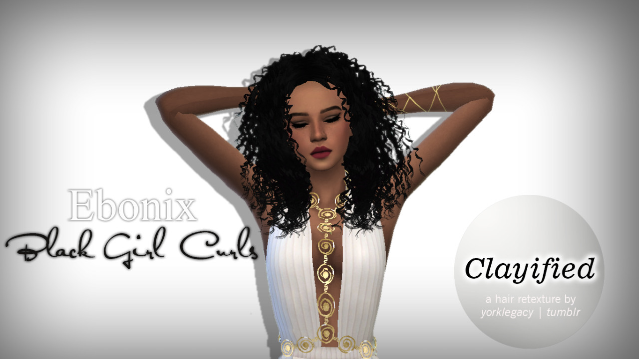 Black Hairstyles Sims 4
 My Sims 4 Blog Black Girl Curls Hair Clayified in 18