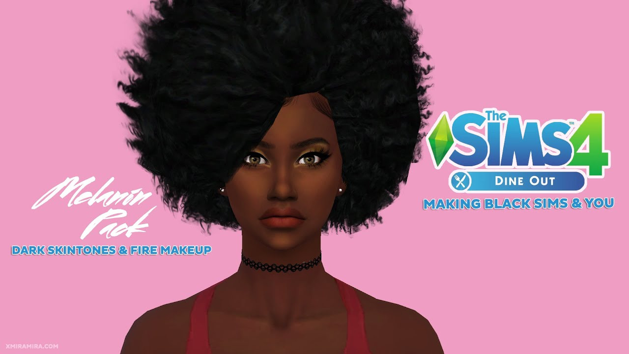 Black Hairstyles Sims 4
 The Sims 4 Making Black Sims & You Dark Skintones