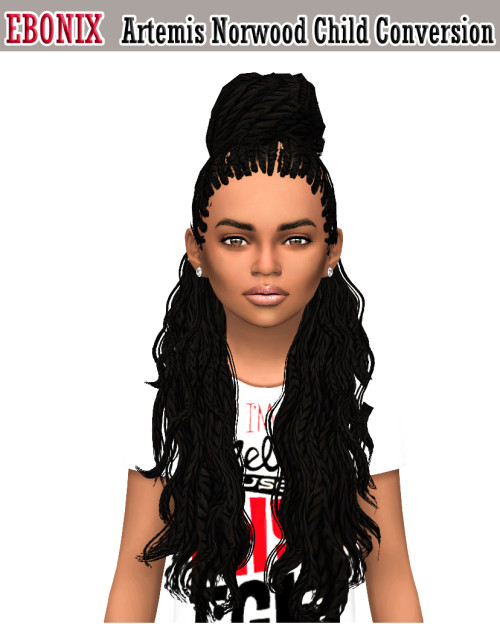 Black Hairstyles Sims 4
 My Sims 4 Blog Norwood Hair Converted for Girls by