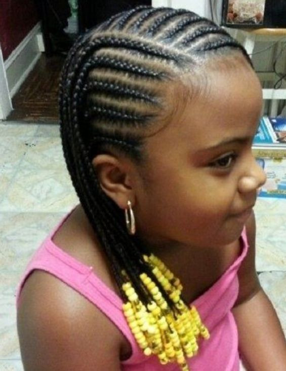 Black Little Girl Braids Hairstyles
 Braids with Beads for Little Girl Paytie