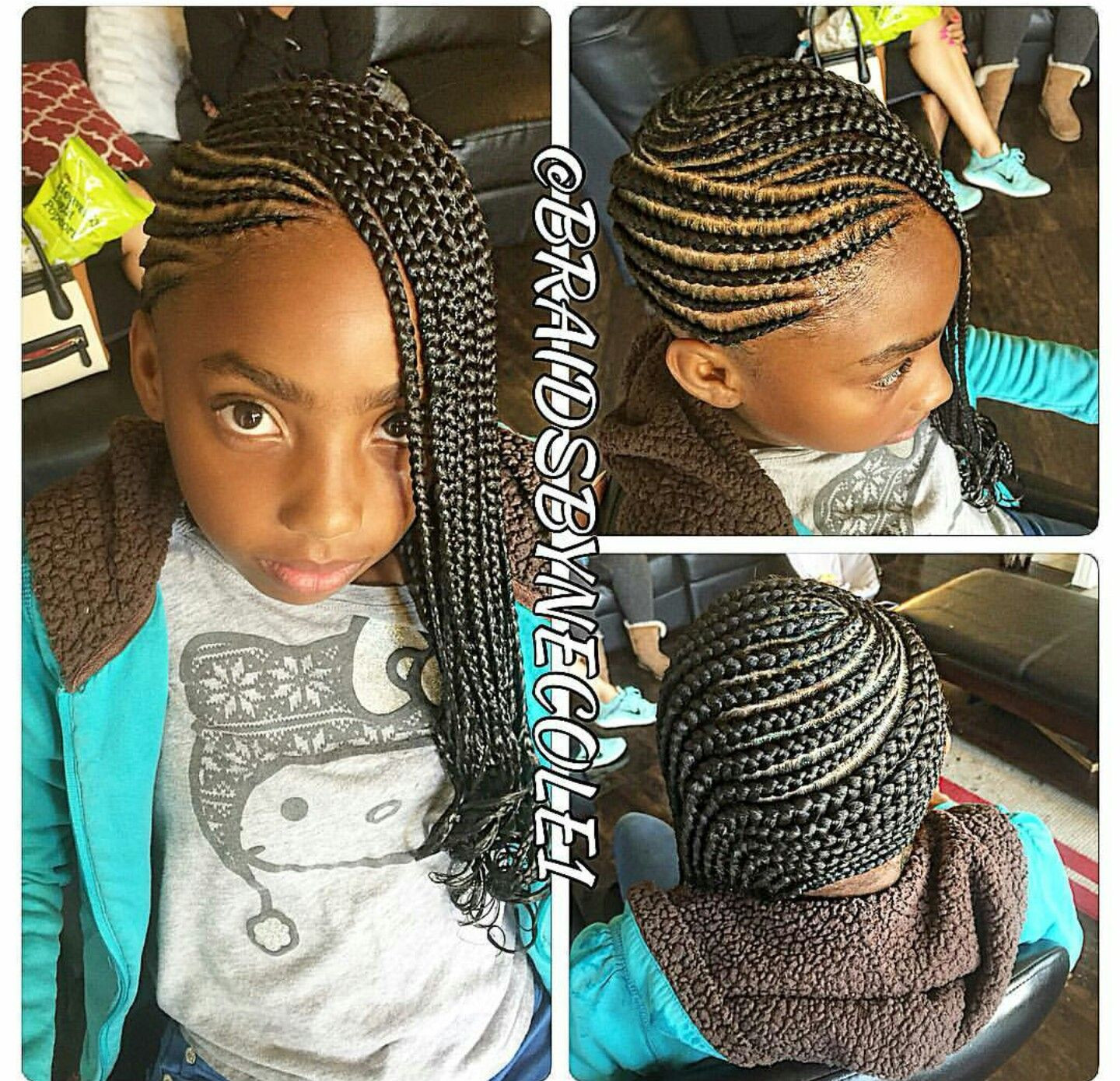 Black Little Girl Braids Hairstyles
 Pin by Maurine McKeown on black hair styles