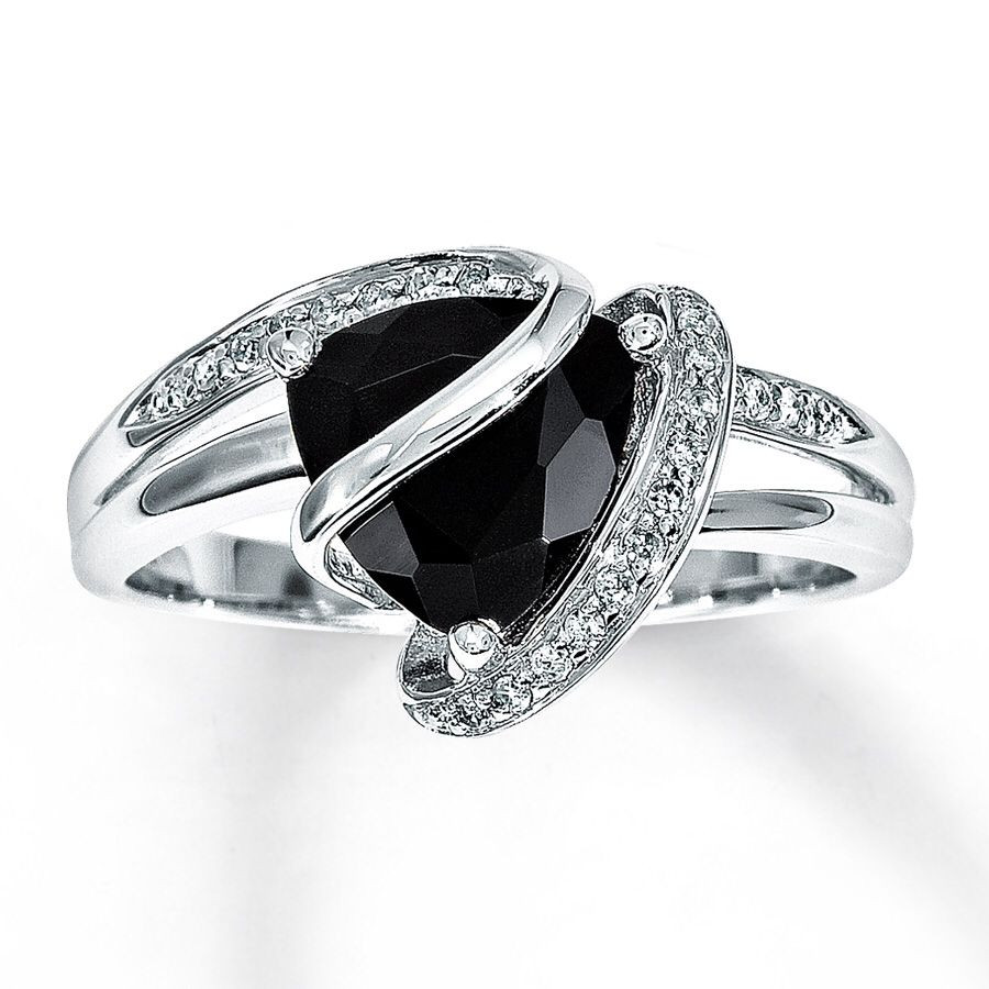 Black Onyx Wedding Ring
 Black onyx engagement ring Fancy accessories