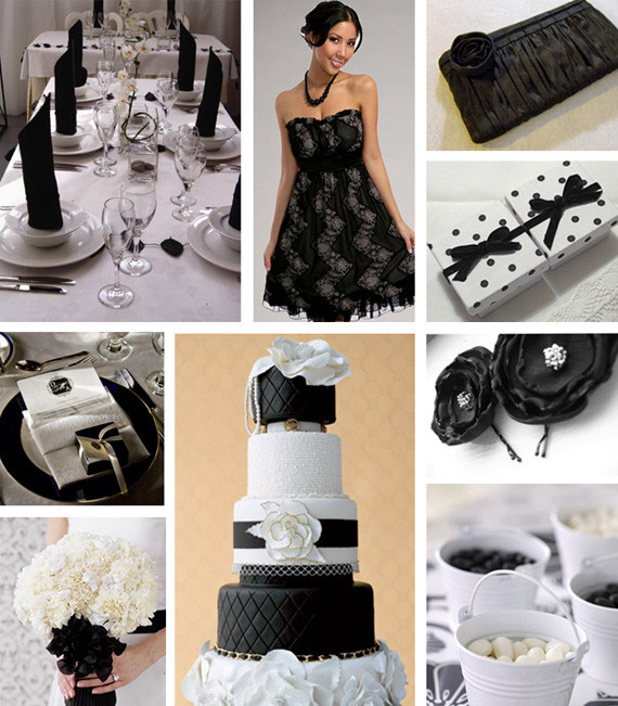 Black Wedding Theme
 Choosing your wedding color binations