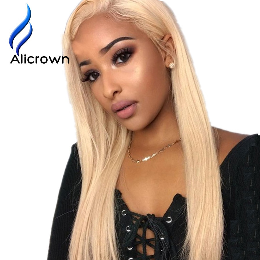 Blonde Lace Front Wigs With Baby Hair
 Aliexpress Buy Alicrown 613 Lace Front Human Hair