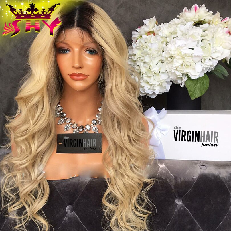 Blonde Lace Front Wigs With Baby Hair
 10A Brazilian Virgin Hair Blonde Lace Front Wigs Glueless