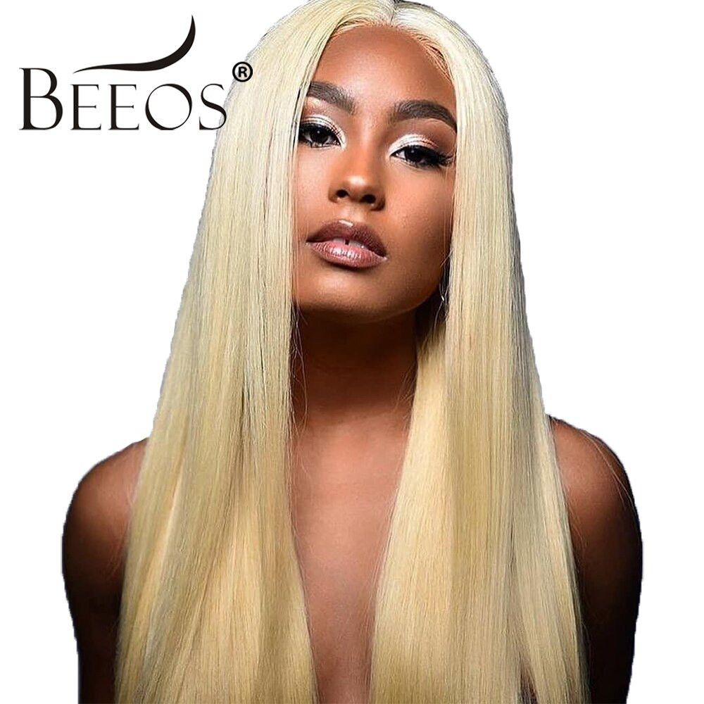 Blonde Lace Front Wigs With Baby Hair
 Beeos 613 Blonde Lace Front Human Hair Wigs Straight