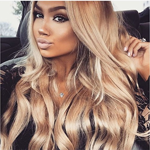 Blonde Lace Front Wigs With Baby Hair
 Ombre Honey Blonde Lace Front Wig Brazilian Human Hair