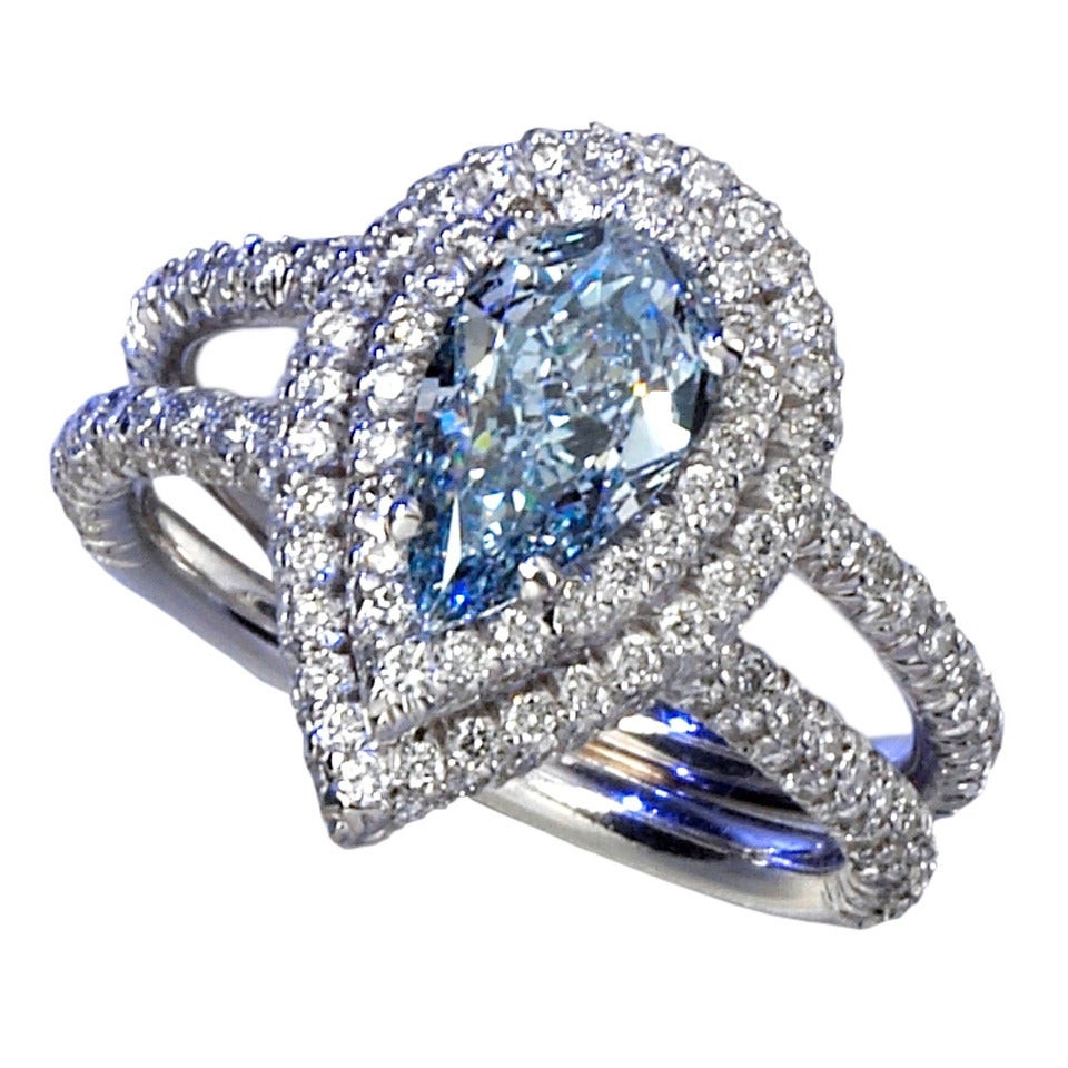 Blue Diamonds Rings
 Blue Diamond Ring For Sale at 1stdibs