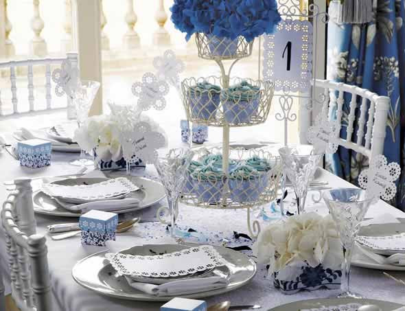 Blue Themed Weddings
 Blue Wedding Invitations