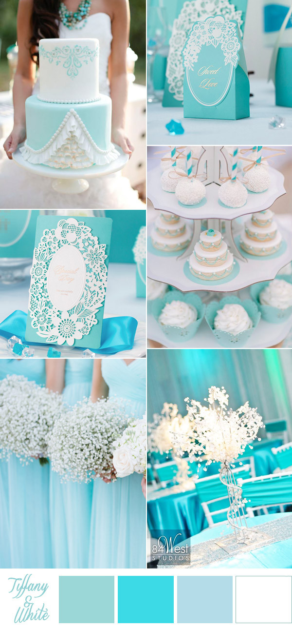 Blue Themed Weddings
 Awesome Ideas For Your Tiffany Blue Themed Wedding