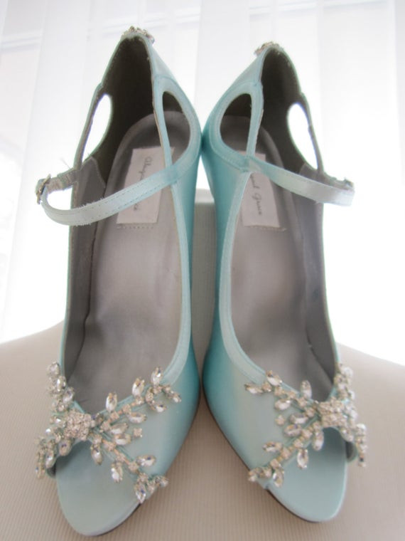 Blue Wedding Shoes For Bride
 Beautiful Tiffany Blue Wedding Shoes Bridal by