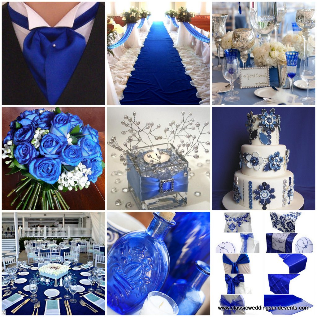 Blue Wedding Themes Ideas
 Classic Weddings and Events Royal Blue Wedding Ideas