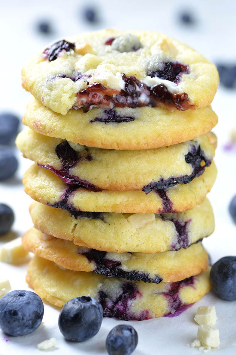Blueberry White Chocolate Cookies
 Best Ever Blueberry Cookies OMG Chocolate Desserts