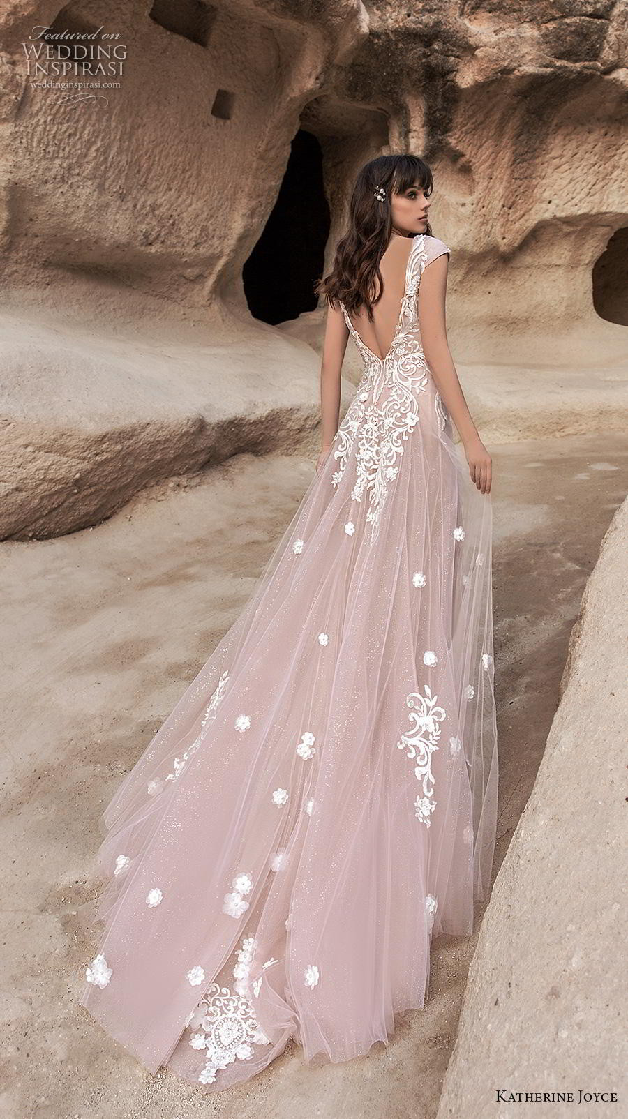 Blush Wedding Gowns 2020
 Katherine Joyce 2020 Wedding Dresses — “Wind Desert