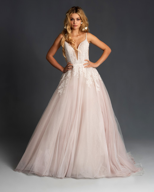 Blush Wedding Gowns 2020
 Colorful Wedding Dresses That Make a Statement Down the
