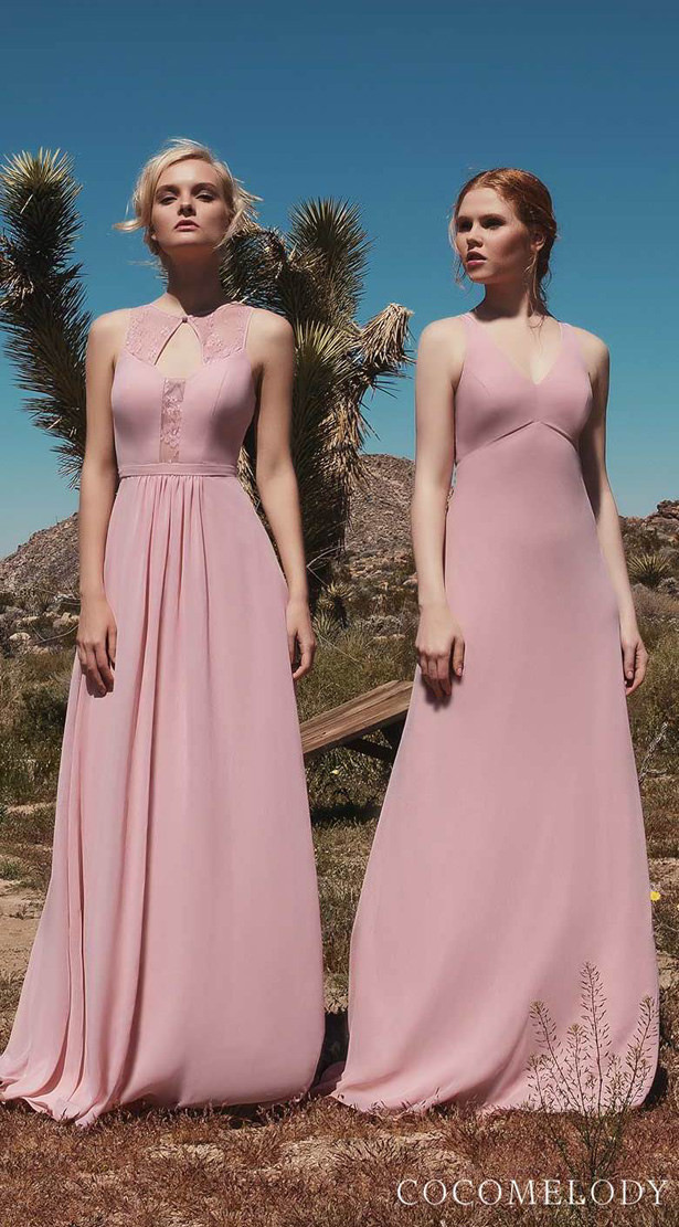 Blush Wedding Gowns 2020
 Bridesmaid Dress Trends 2020 with Co elody Belle The