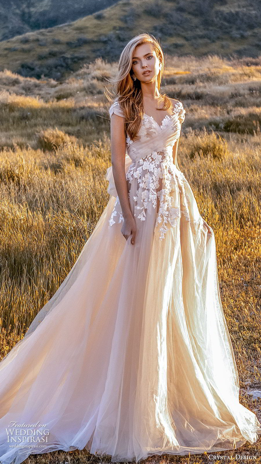 Blush Wedding Gowns 2020
 Crystal Design Couture 2020 Wedding Dresses — “Catching