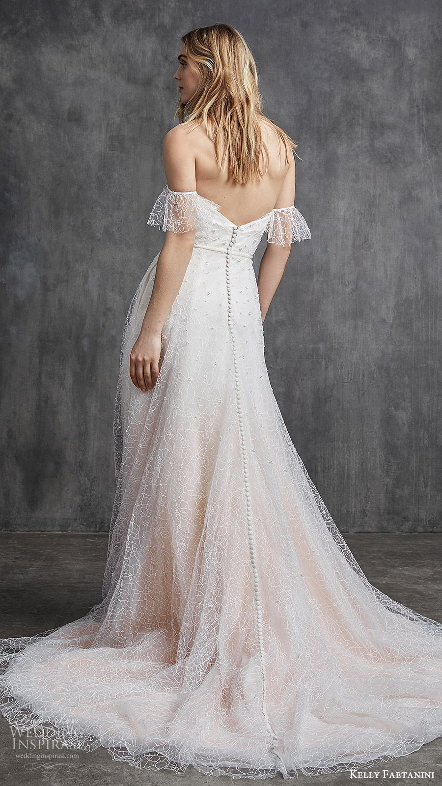 Blush Wedding Gowns 2020
 Kelly Faetanini Spring 2020 Wedding Dresses — “Marilyn