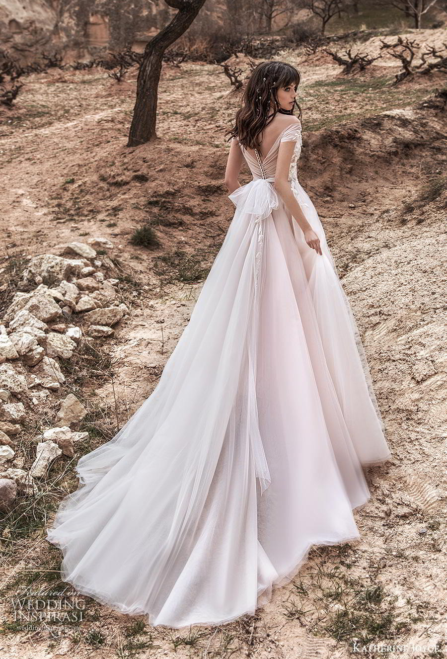 Blush Wedding Gowns 2020
 Katherine Joyce 2020 Wedding Dresses — “Wind Desert