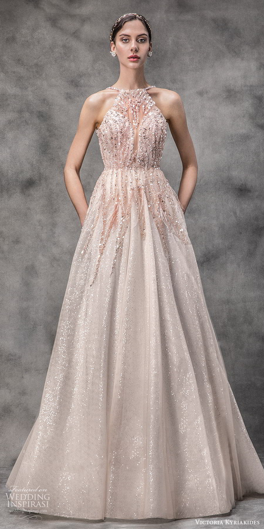 Blush Wedding Gowns 2020
 Victoria Kyriakides Spring 2020 Wedding Dresses