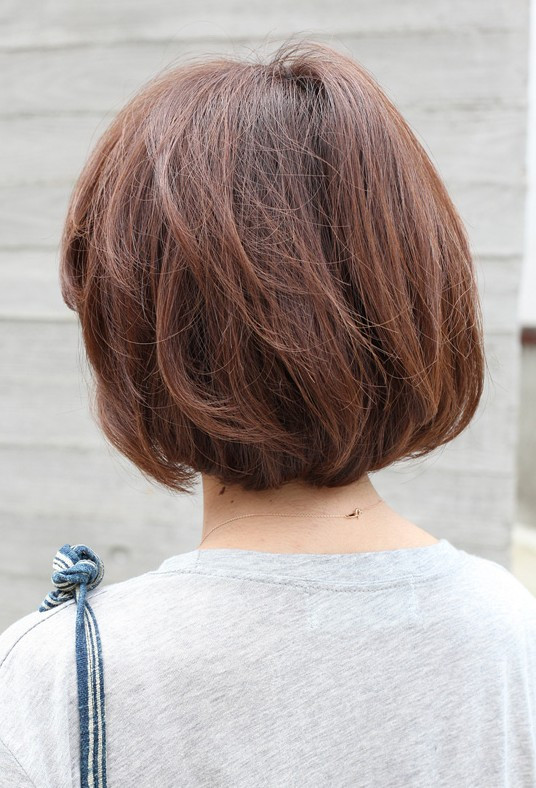 Bob Hairstyles Back View
 Yummy Chocolate Coloured Short Bob Hairstyles Weekly