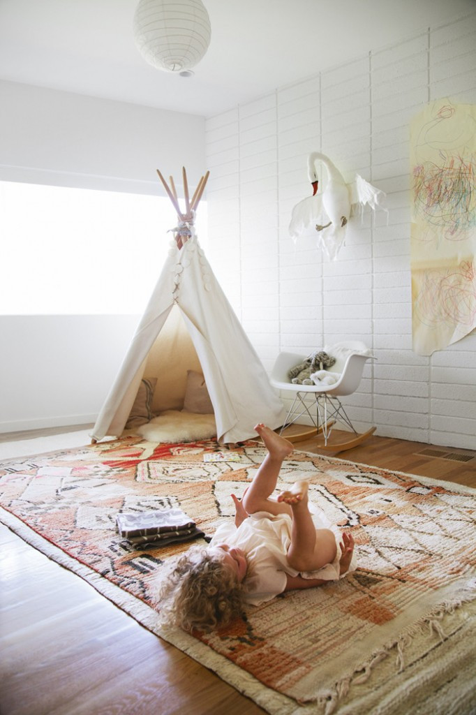 Boho Kids Room
 Kids Rooms with Moroccan Rugs Petit & Small