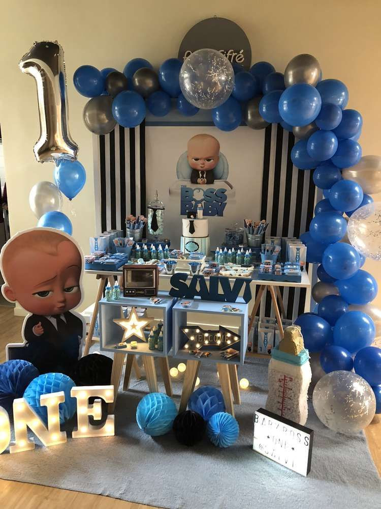 Boss Baby Party
 Baby boss 1st birthday party CatchMyParty