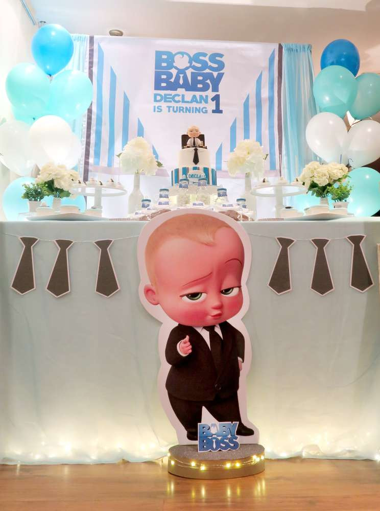 Boss Baby Party
 Baby Boss Theme Birthday Party Ideas