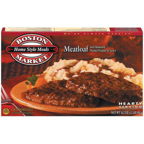 Boston Market Mashed Potatoes
 Meatloaf with Homestyle Mashed Potatoes & Gravy from
