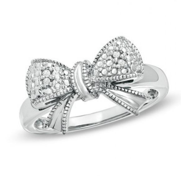 Bow Wedding Ring
 Wedding Diamond Gorgeous Diamond Bow Ring