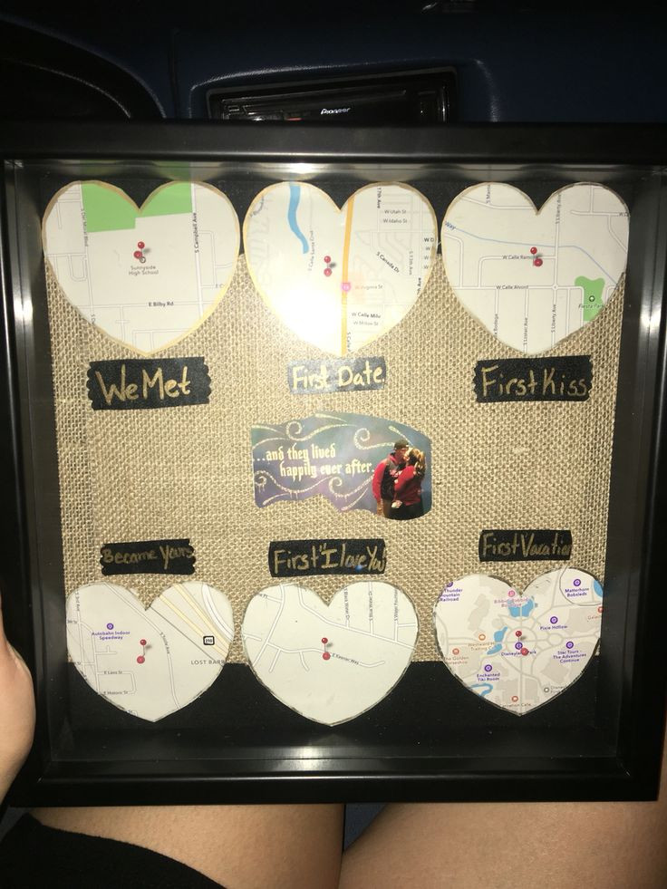 Boyfriend Gift Ideas Diy
 Anniversary present I made for my boyfriend ☺