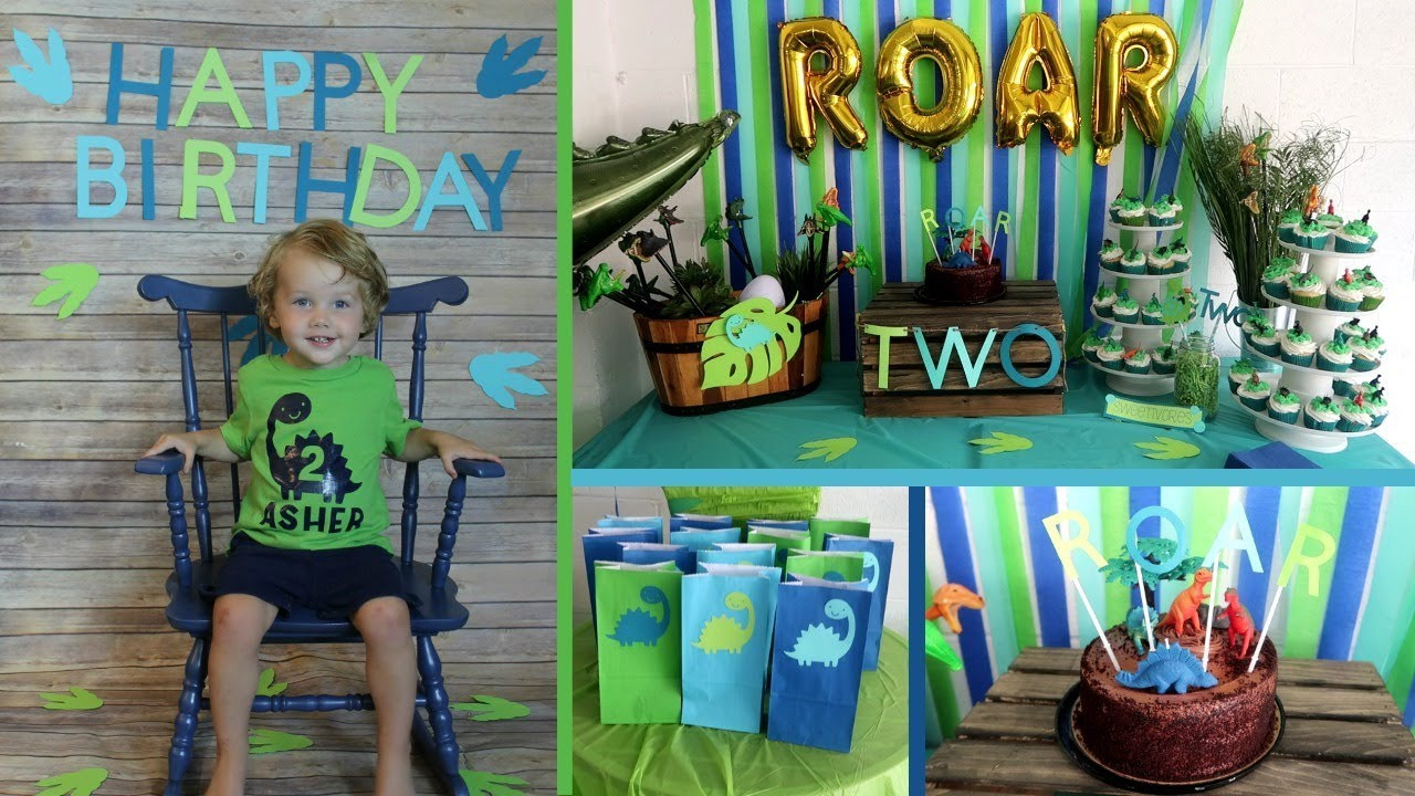 Boys 2Nd Birthday Party Ideas
 Asher s 2nd Birthday Party Dinosaur Themed