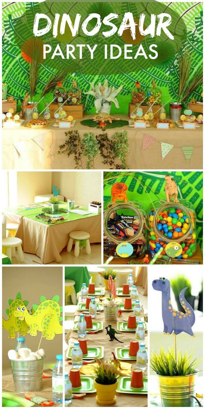 Boys 2Nd Birthday Party Ideas
 This dinosaur boy birthday party features an amazing