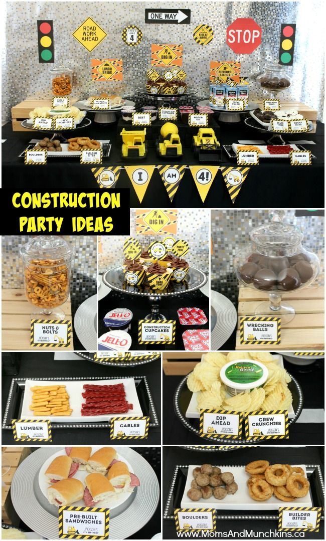 Boys Birthday Party Food Ideas
 Construction Birthday Party Ideas