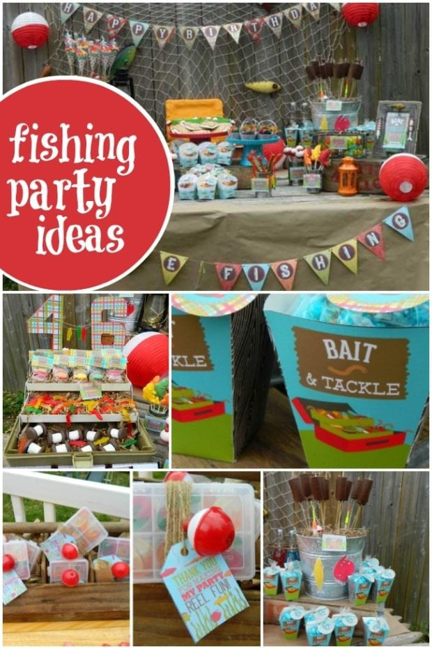 Boys Birthday Party Food Ideas
 Vintage Gone Fishing Boy s Birthday Party Spaceships and