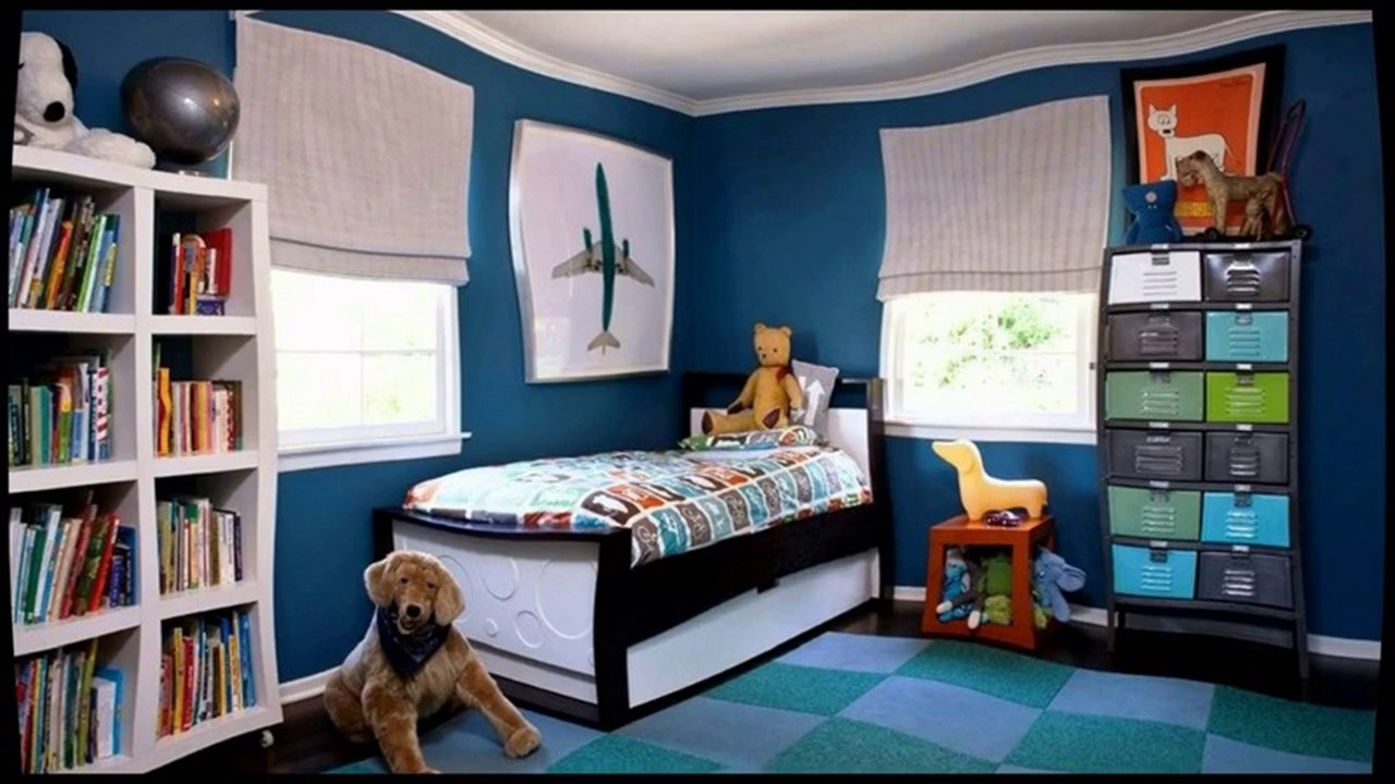 Boys Blue Bedroom
 Kids Bedroom Paint Blue