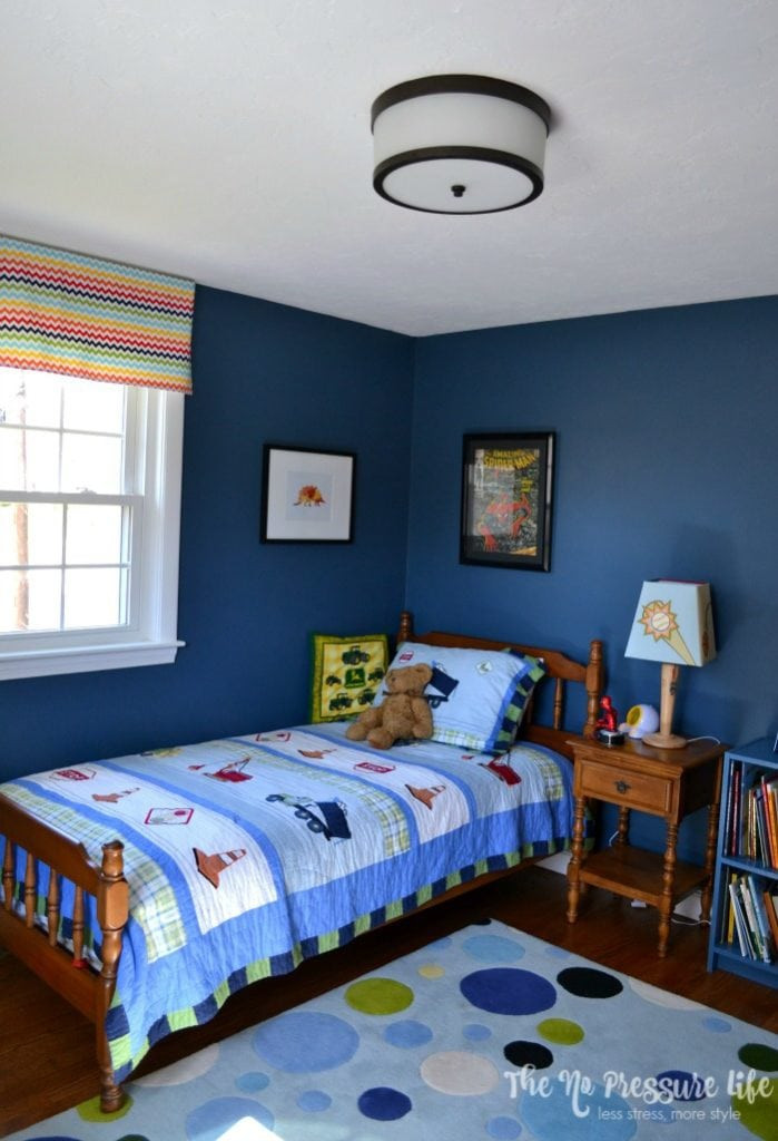 Boys Blue Bedroom
 Garrison Colonial Makeover How We Transformed Our 1960 s
