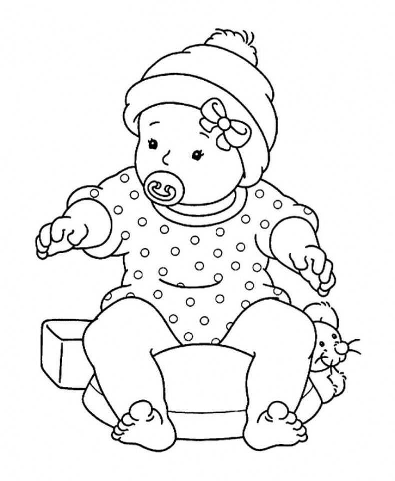 Boys Coloring Sheets
 Free Printable Baby Coloring Pages For Kids