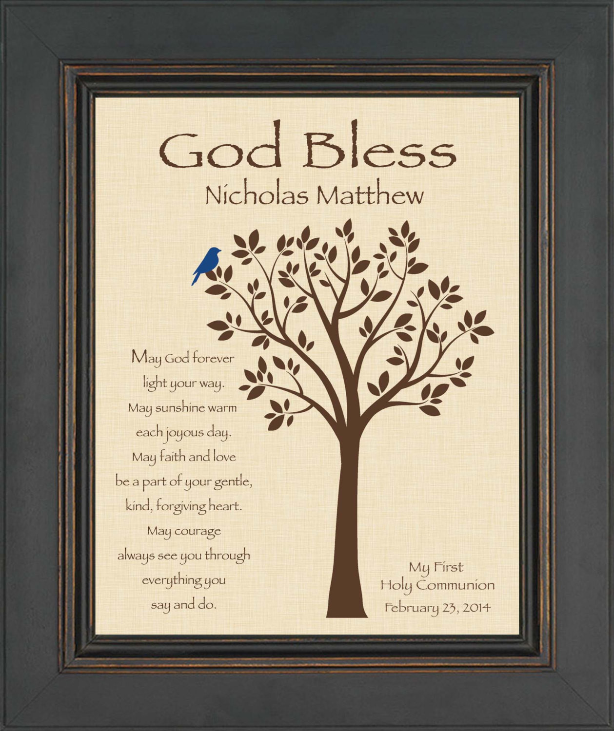 Boys First Communion Gift Ideas
 FIRST MUNION GIFT 8x10 Print Personalized Gift for Holy
