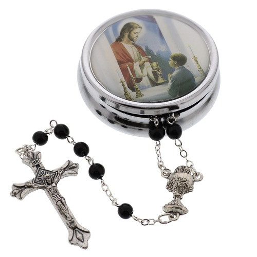 Boys First Communion Gift Ideas
 Boys First munion Rosary Gift Set