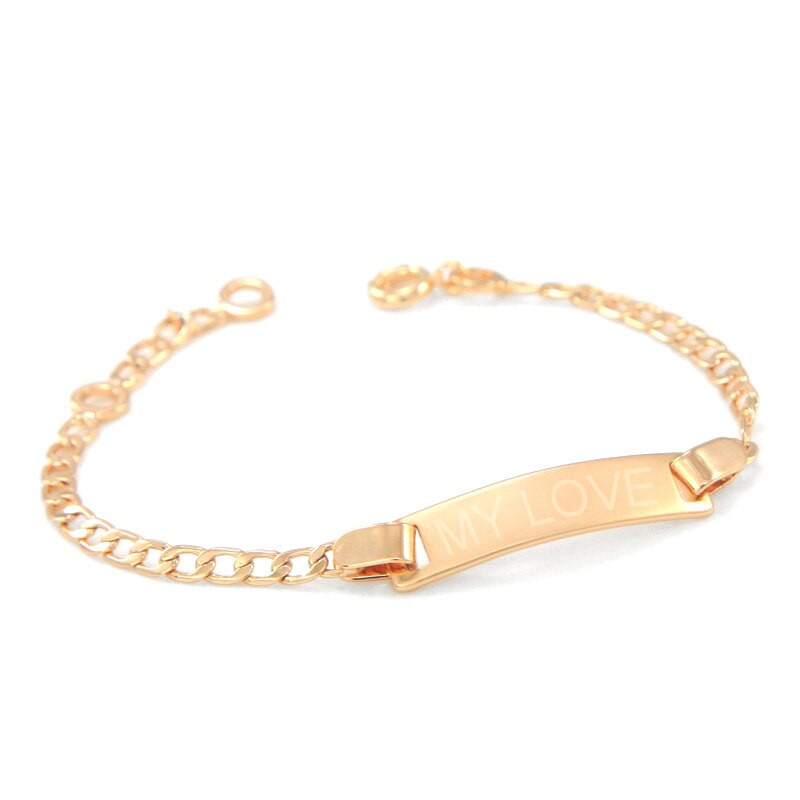 Bracelet Pulseras
 Aliexpress Buy 17CM Baby Bracelets Gold Kids Jewelry