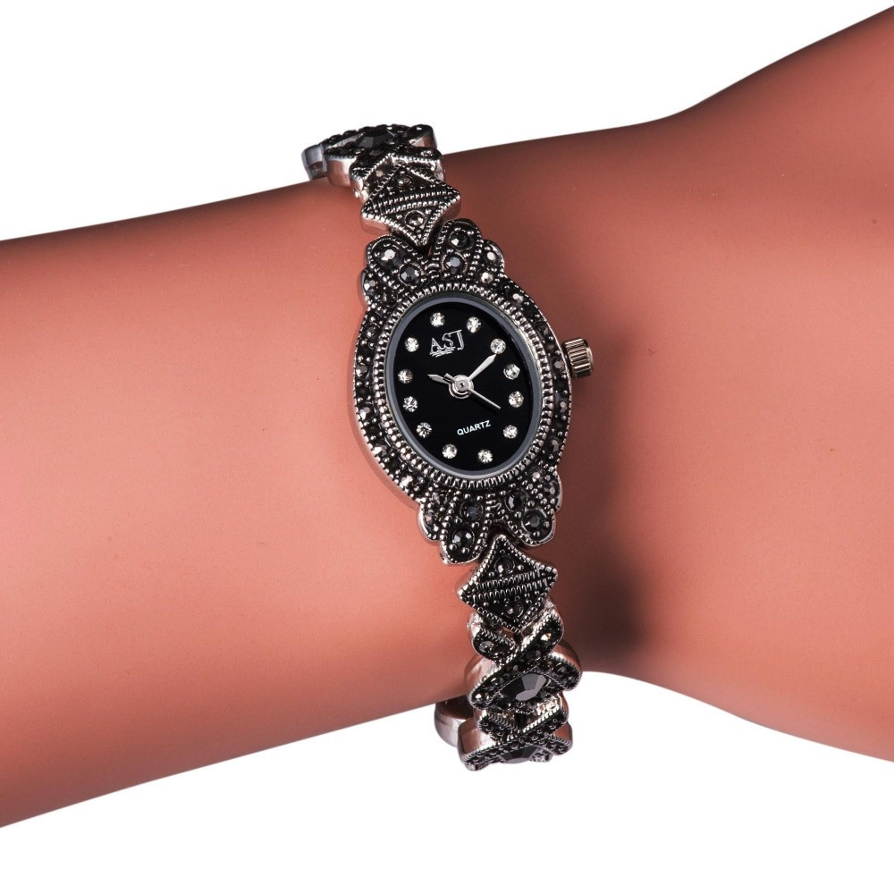 Bracelets For Small Wrists
 La s Black Vintage Bracelet Watch Women s Watches for