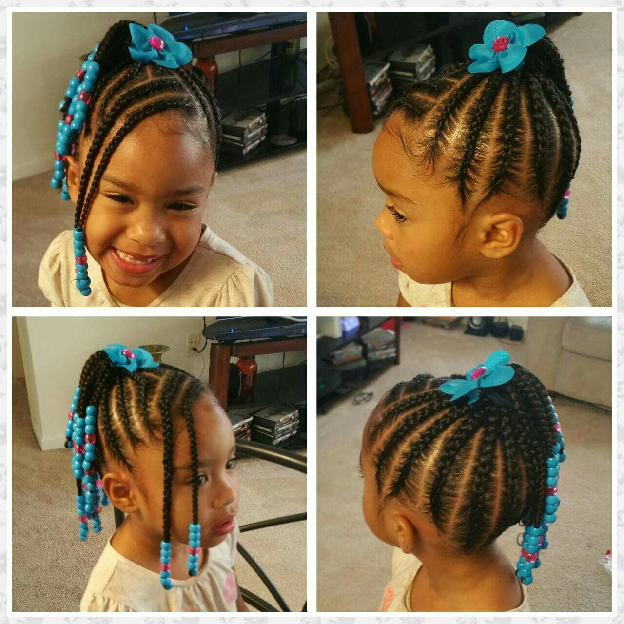 Braided Hairstyles For Little Kids
 Beautiful braided childs hair style with braided bangs