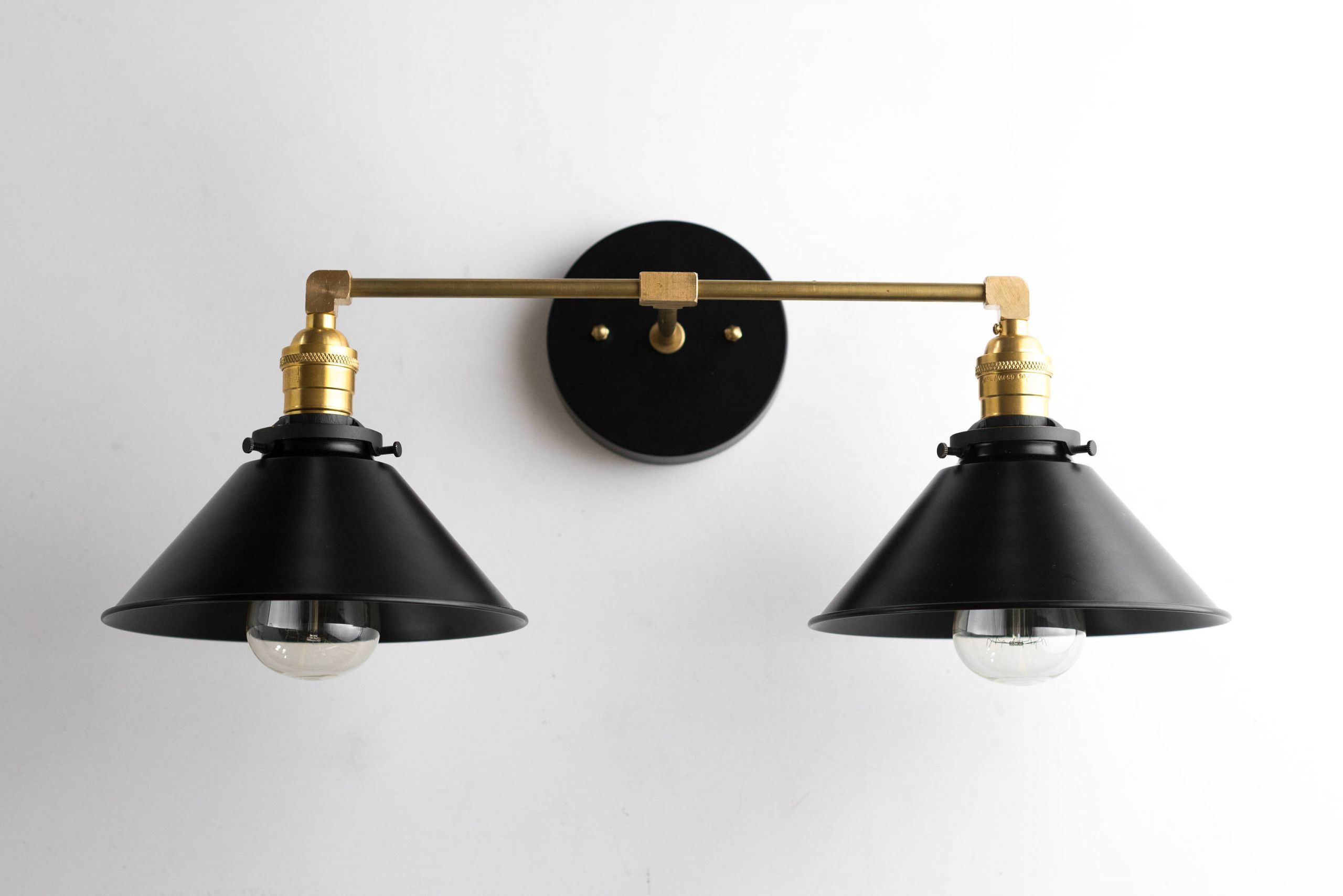 Brass Bathroom Vanity Light
 Black Brass Vanity Light Bathroom Wall Lamp Modern Fixture