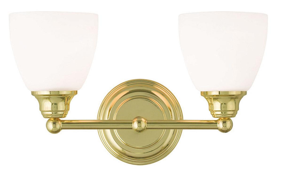 Brass Bathroom Vanity Light
 2 Light Polished Brass Somerville Livex Bathroom Vanity