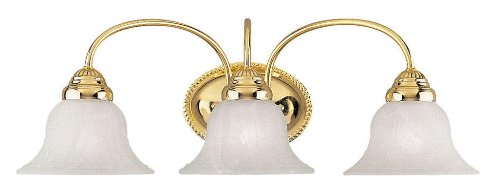 Brass Bathroom Vanity Light
 Polished Brass Livex 3 Light Edgemont Bath Vanity Sale